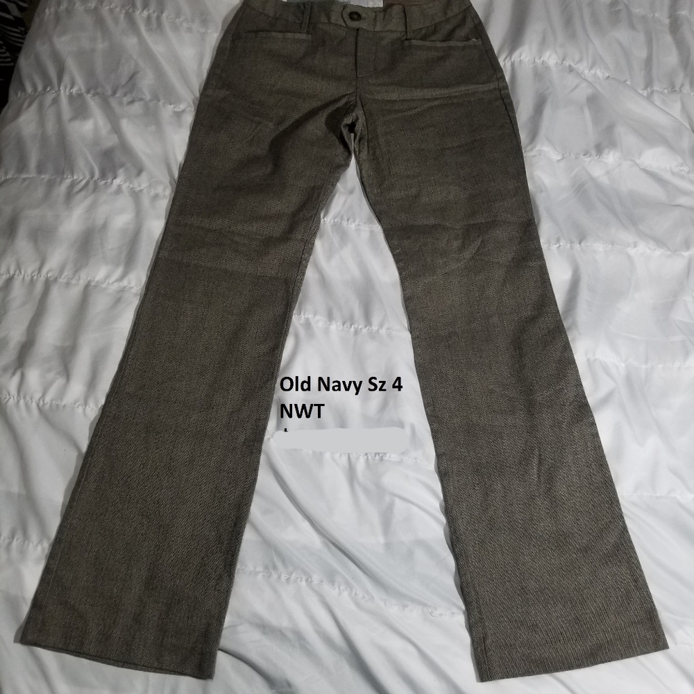 Old navy tweed dress slacks sz4